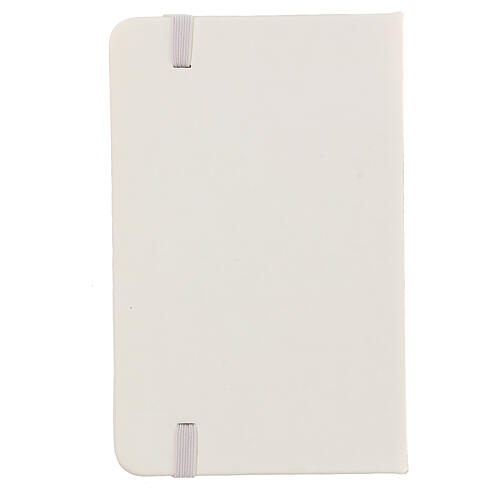 White pocket diary with Dove of Peace 10x15 cm 3