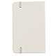 White pocket diary with Dove of Peace 10x15 cm s3