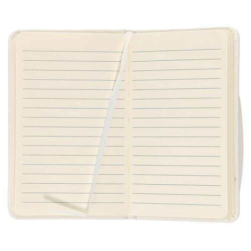 Notes biały kieszonkowy gołębica pokoju 10x15 2