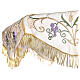 Processional umbrella with grapes and wheat embroidery h 1.8 m s6