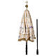 Processional umbrella with grapes and wheat embroidery h 1.8 m s7