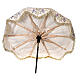 Processional umbrella with grapes and wheat embroidery h 1.8 m s8