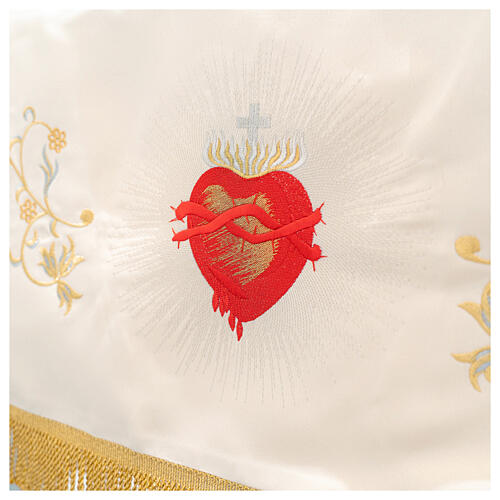 Processional canopy with Heart, Lamb and Chalice, 65x80 in 5
