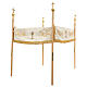 Dais procession or JHS calice agneau 130x160 cm s2