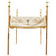 Gold processional canopy JHS Lamb Chalice 130x160 cm s1