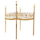 Gold processional canopy JHS Lamb Chalice 130x160 cm s4