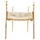 Gold processional canopy JHS Lamb Chalice 130x160 cm s6