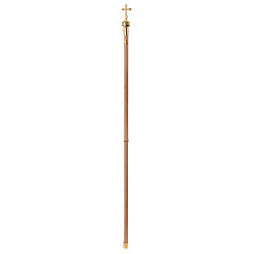 Wooden processional canopy pole h 220 cm