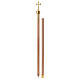 Wooden processional canopy pole h 220 cm s1