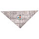 Dreieckstuch zum Jubiläum 2025, Heilige Pforte, 120x60 cm s1