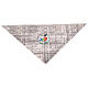 Foulard logo ufficiale Giubileo 2025 110x50 cm stampa porta santa s1