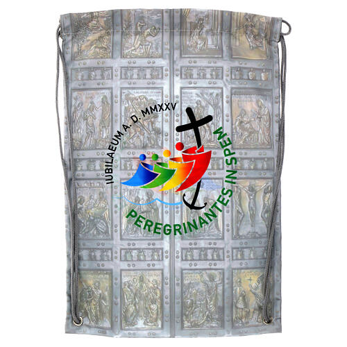 Official Jubilee logo drawstring bag 45x30 cm Rome 2025 Holy Door 1