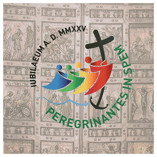 Estandarte Porta Santa 200x100 cm logótipo oficial Jubileu 2025 2