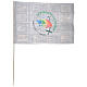 Official Jubilee 2025 flag with logo and Holy Door 70x100 cm s3