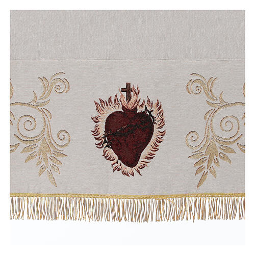 Prozessionsbaldachin mit Goldfransen aus Canottiglia, 140 x 160 cm – bestickt, ohne Stangen 11