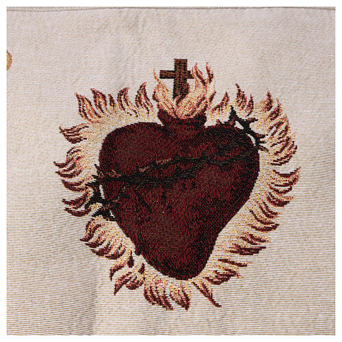 Prozessionsbaldachin mit Goldfransen aus Canottiglia, 140 x 160 cm – bestickt, ohne Stangen 12