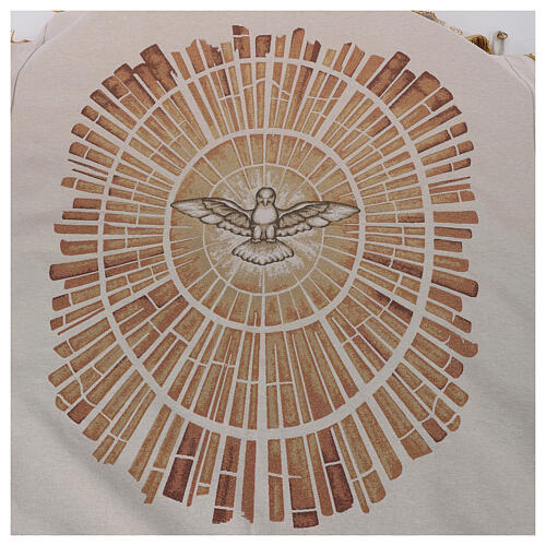 Prozessionsbaldachin mit Goldfransen aus Canottiglia, 140 x 160 cm – bestickt, ohne Stangen 13