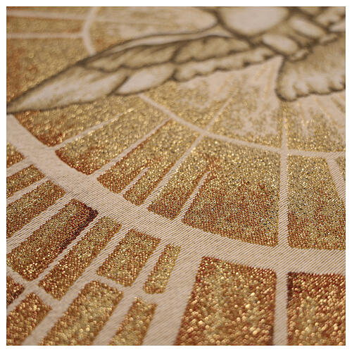 Prozessionsbaldachin mit Goldfransen aus Canottiglia, 140 x 160 cm – bestickt, ohne Stangen 15