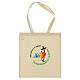 Natural fabric bag with 2025 Jubilee official logo, Multilingual s1