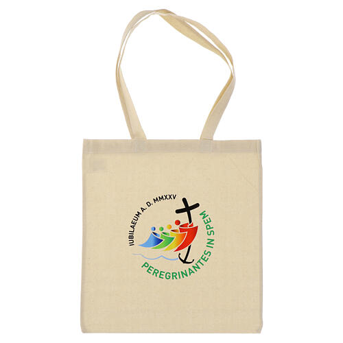 Sac toile naturelle logo officiel Jubilé 2025 1