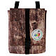 Brown handbag with 2025 Jubilee official logo in LATIN, 8x11 in s1