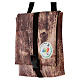 Brown handbag with 2025 Jubilee official logo in LATIN, 8x11 in s2