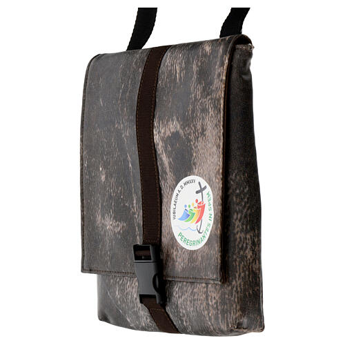 Bolsa Jubileu 2025 LATIM castanho escuro 20x28 cm 2