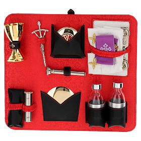 Travel garment bag with complete celebration kit