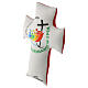 Jubilee 2025 cross cushion with red back 45x34 cm s2