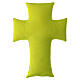 Jubilee 2025 padded cross, yellow velvet, 18x14 in s4