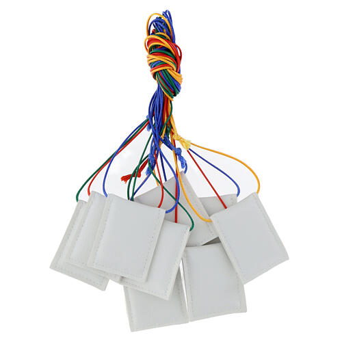 Jubilee 2025 necklace with Latin logo vegetable leather rope, assorted colors 4