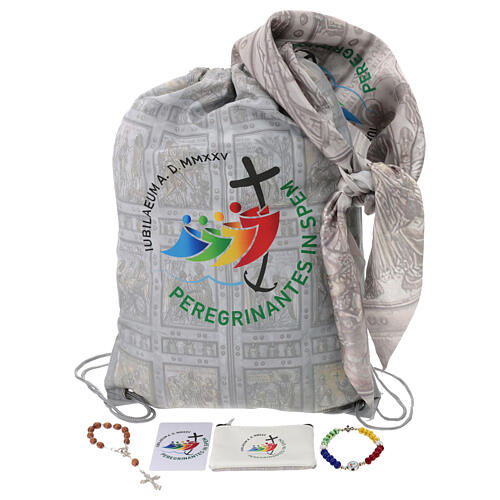 Kit Jubileo 2025 bolsa y accesorios para peregrinos 1