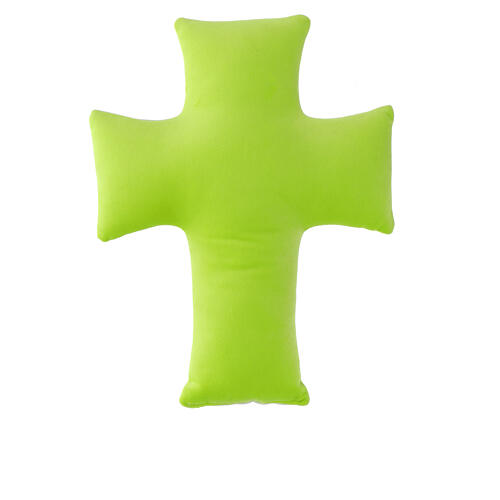 Soft cross pillow, Jesus and children, 12x8 in 3