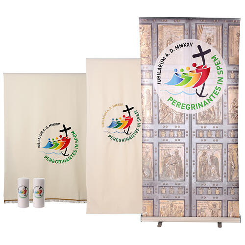 Conjunto decoração para igreja Jubileu 2025 1