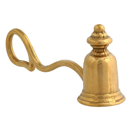 Golden brass candle extinguisher, 5 in 2