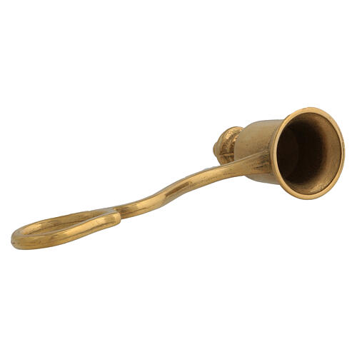 Apagador de vela latão dourado 13 cm 3