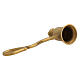 Golden brass candle snuffer 13 cm s3