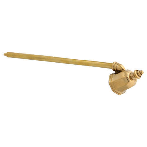Spegnicandela ottone dorato 30 cm 2