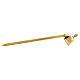 Spegnicandela ottone dorato 30 cm s1