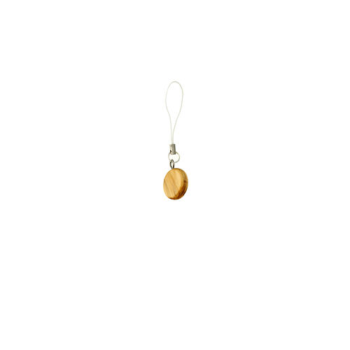 Carlo Acutis olive wood pendant for mobile phones 3