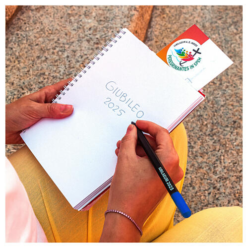 Lápis Perpetua® logótipo oficial Jubileu 2025 borracha azul 2