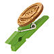 Jubilee green peg, olivewood medal, Monastery of the Poor Clare Nuns of Albano Laziale s2