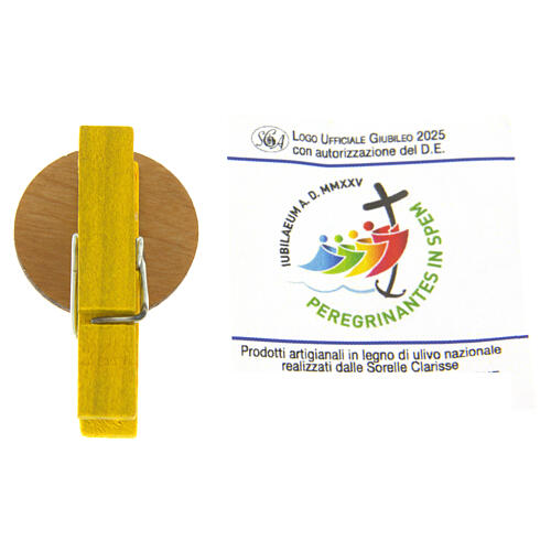 Olive yellow Jubilee clothespin 3