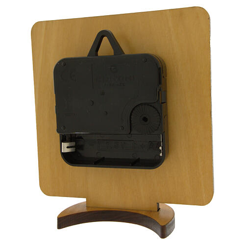 Jubiläums-Standuhr aus Olivenholz Klarissenkloster Albano Laziale 3