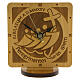 Jubilee standing clock, olivewood, Monastery of the Poor Clare Nuns of Albano Laziale s1