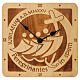 Jubilee wall clock, olivewood, Monastery of the Poor Clare Nuns of Albano Laziale s1