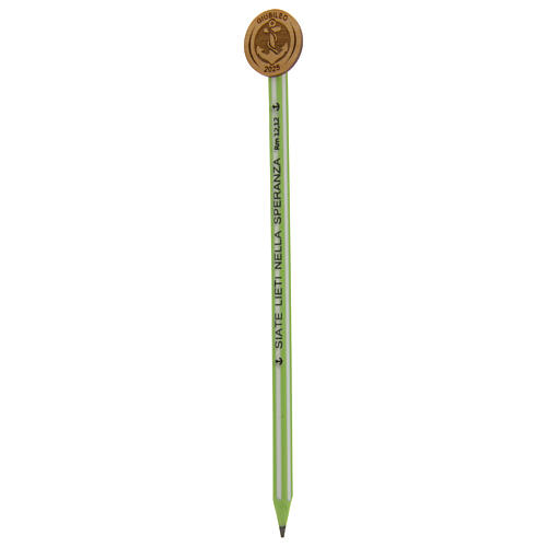 Jubilee pencil with olivewood logo, Monastery of the Poor Clare Nuns of Albano Laziale 1