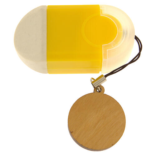 Jubilee pencil sharpener with rubber olive tree pendant 4