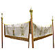 Damask processional canopy with Eucharist embroidery, 50x67 in s4