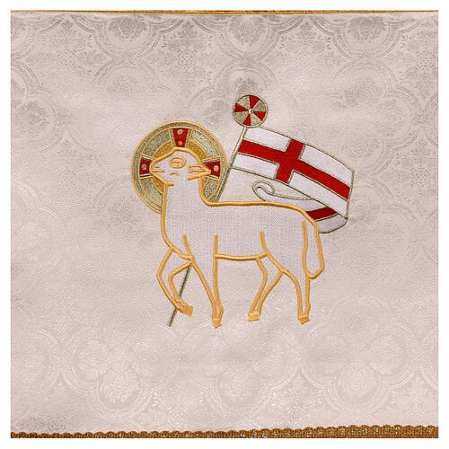 Eucharistic damask processional canopy 130x170 8